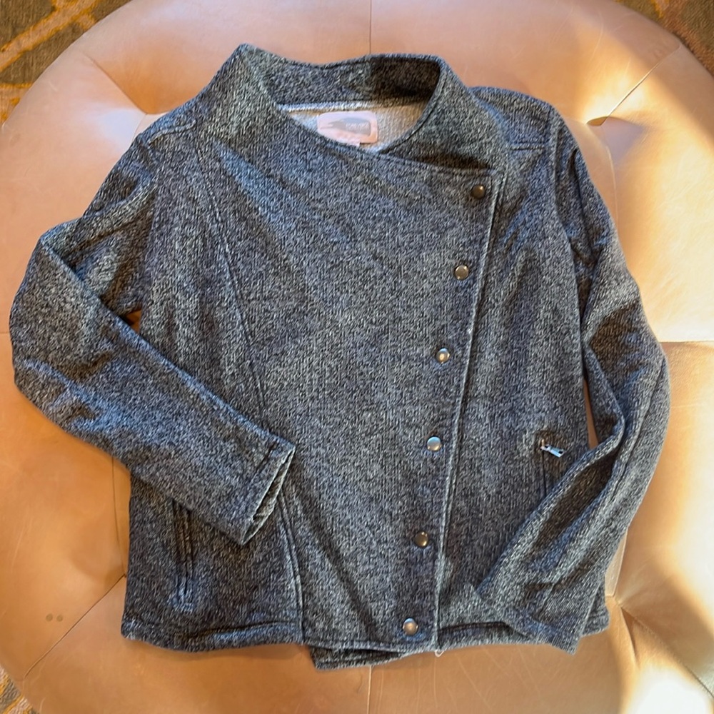 Knit Snap Lightweight Jacket
